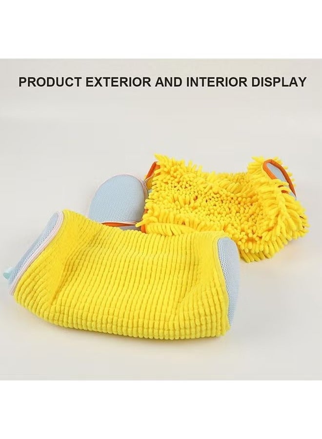 حقيبة تنظيف الأحذية قطعتين من حقيبة تنظيف الأحذية للغسالة حقيبة غسيل للأحذية حقيبة غسيل أحذية قابلة لإعادة الاستخدام لجميع أنواع الأحذية وأحجامها - Image 4