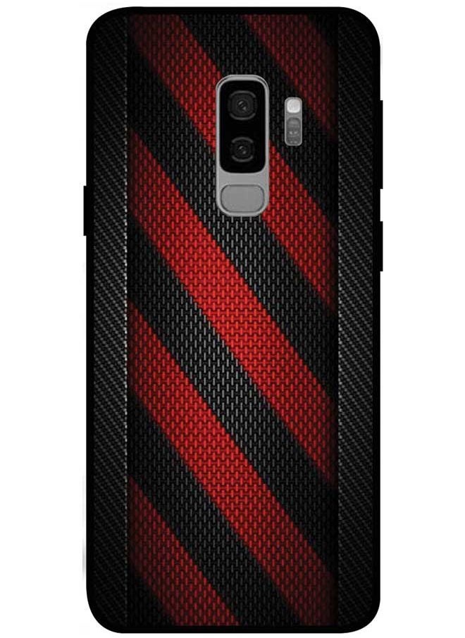 EYE CATCH - Protective Case Cover For Samsung Galaxy S9 Plus Smart Series Printed Protective Case Cover for Samsung Galaxy S9 Plus Red & Black Pattern - Image 1