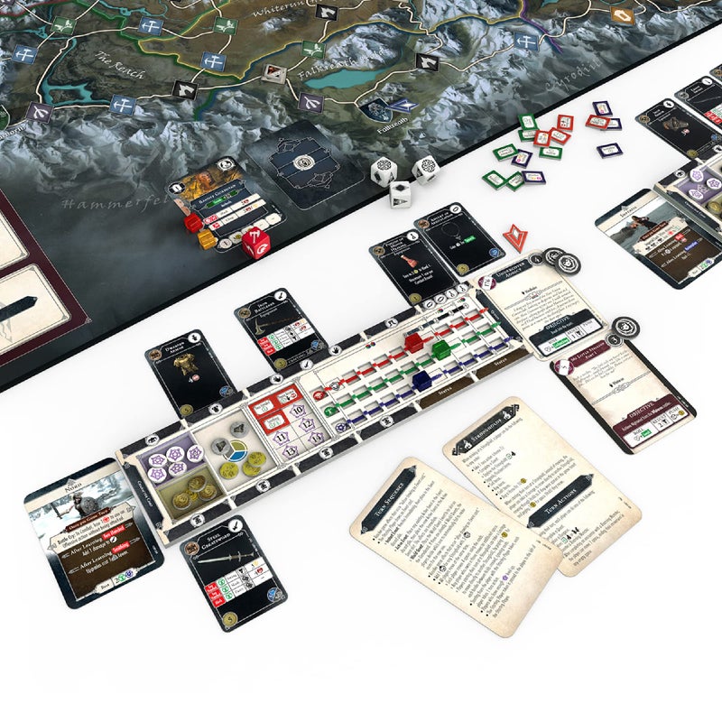 Modiphius The Elder Scrolls V: Skyrim The Adventure Game - Epic Cooperative & Solo Board Game, Open-World Questing, Character Progression & Narrative Strategy, Ages 14+, 1-4 Players, 60-120 Min Playtime - Image 2