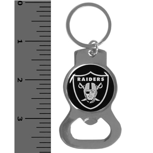 Siskiyou NFL Siskiyou Sports Fan Shop Las Vegas Raiders Bottle Opener Key Chain One Size Team Color - Image 1