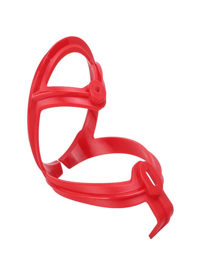 إنلي حامل زجاجة ماء للدراجة، قفص من البولي كربونات، محول حامل زجاجة ماء لعمود المقعد، مناسب للرحلات الطويلة في الهواء الطلق، أحمر - Image 5