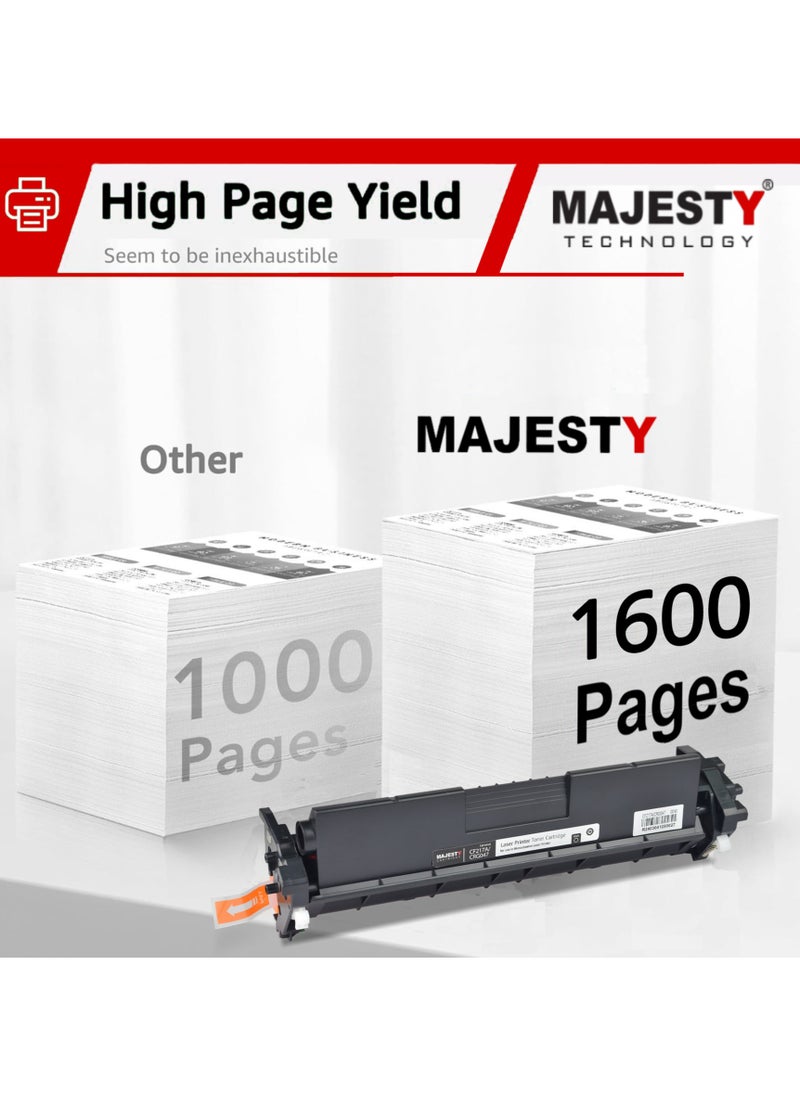 Majesty 17A CF217A Toner Cartridge Compatible with HP LaserJet Pro M102 M102a M102w M130 M130a M130fn M130fw M130nw M132 M132a M132fn M132fp M132fw Printer M132n w M132sfnw M132snw (Black) Roll over image to zoom in Majesty 17A CF217A Toner Cartridge Compatible with HP LaserJet Pro M102 M102a M102w M130 M130a M130fn M130fw M130nw M132 M132a M132fn M132fp M132fw Printer M132n w M132sfnw M132snw (Black)  - Image 4
