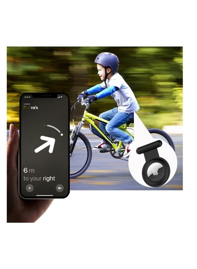 4 Pcs Hidden Silicone Protective AirTag Case ，Compatible with Apple AirTag with Invisible Pin Holder ，Anti Lost AirTag cover Suitable for Kids and Elderly  - Image 5