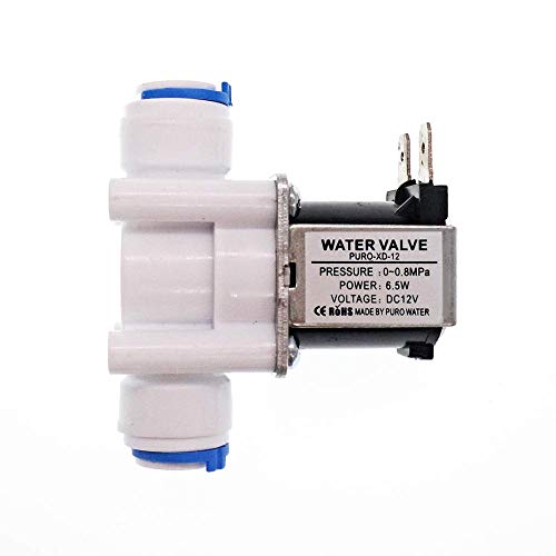 DIGITEN 12V 3/8" Inlet Feed Water Solenoid Valve Quick Connect for RO Reverse Osmosis - Image 4