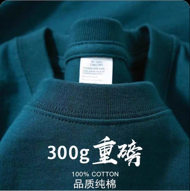 Three Needles Xinjiang Long-Staple Cotton! Oatmeal Gray Pure Cotton Short-Sleeved T-Shirt Men's Summer New Loose Cotton Top - Image 3