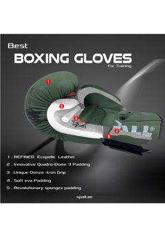Spall Professional Boxing Gloves For Strong Punches Sparring And Kickboxing Fighting Punch Bag Workout Muay Thai And Training  - Image 2
