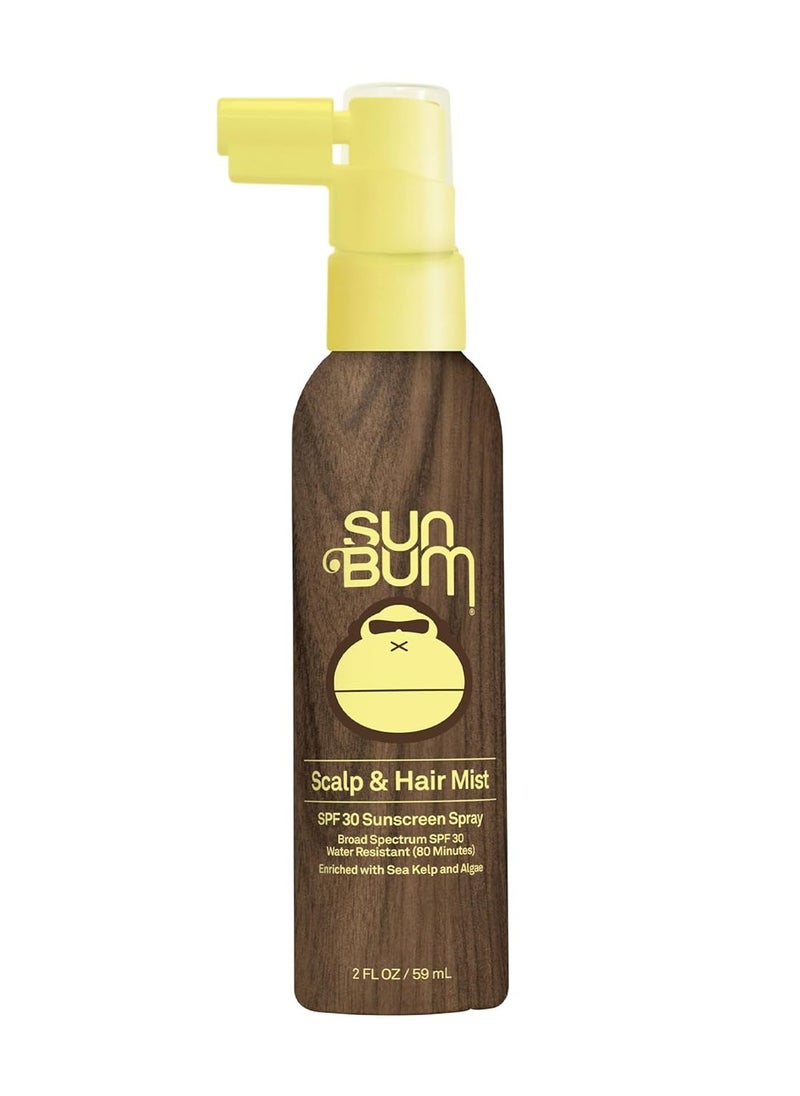 Sun Bum Original SPF 30 Sunscreen Scalp and Hair Mist I Vegan and Hawaii 104 Act Compliant (Octinoxate Oxybenzone Free) I Broad Spectrum UVA/UVB Sunscreen Spray with Vitamin E I 2 OZ - pzsku/ZCD9FA564FA58A2A80496Z/45/_/1734348110/a766d537-ede8-4125-8611-83e1d8193f99