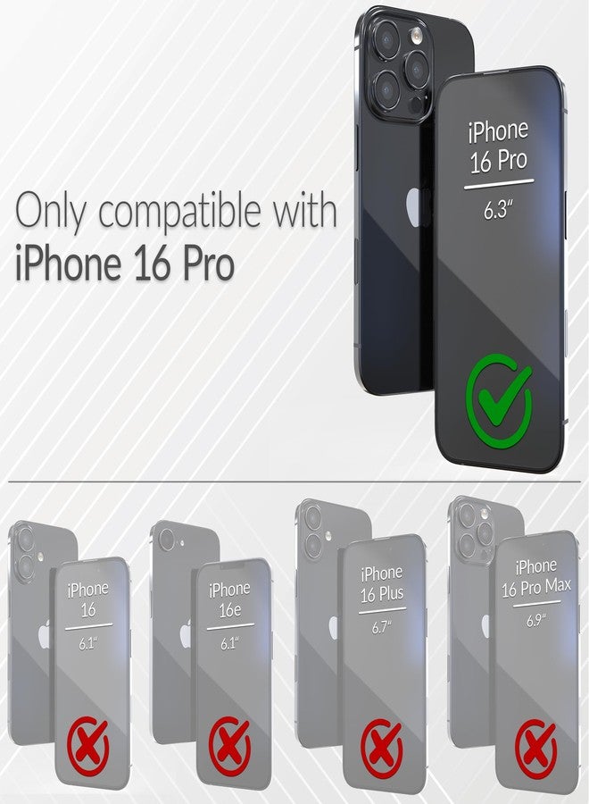 كريف جراب Crave Dual Guard متوافق مع iPhone 16 Pro، جراب MagSafe مزدوج الطبقات مقاوم للصدمات لهاتف Apple iPhone 16 Pro (6.3 بوصة) - أخضر غابي - Image 2
