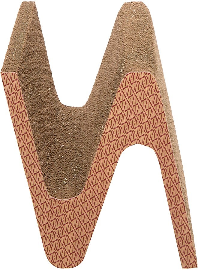 Petlinks Scratcher's Choice Curl Corrugated Cat Scratcher, Catnip Infusion Technology - Brown, Large - Image 3