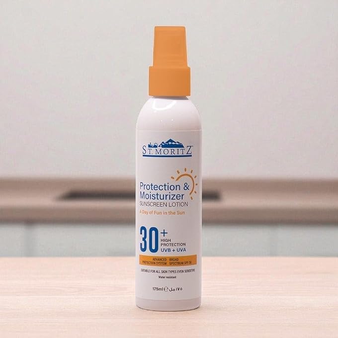 ST MORITZ Protection and Moisturizer SPF 30+ Sunscreen Lotion 175ml - Image 2