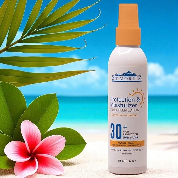 ST MORITZ Protection and Moisturizer SPF 30+ Sunscreen Lotion 175ml - Image 3
