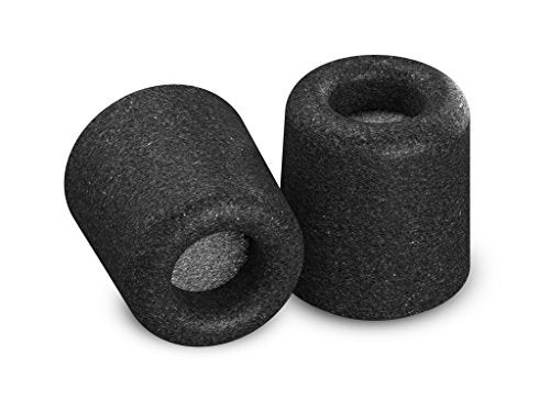 Comply Isolation Plus Replacement Memory Foam Ear Tips with WaxGuard for Sony MDRXB50AP XBAZ5 MDREX1000 XBAA2 MDREX1000 WI1000X More Black Small 3 Pairs