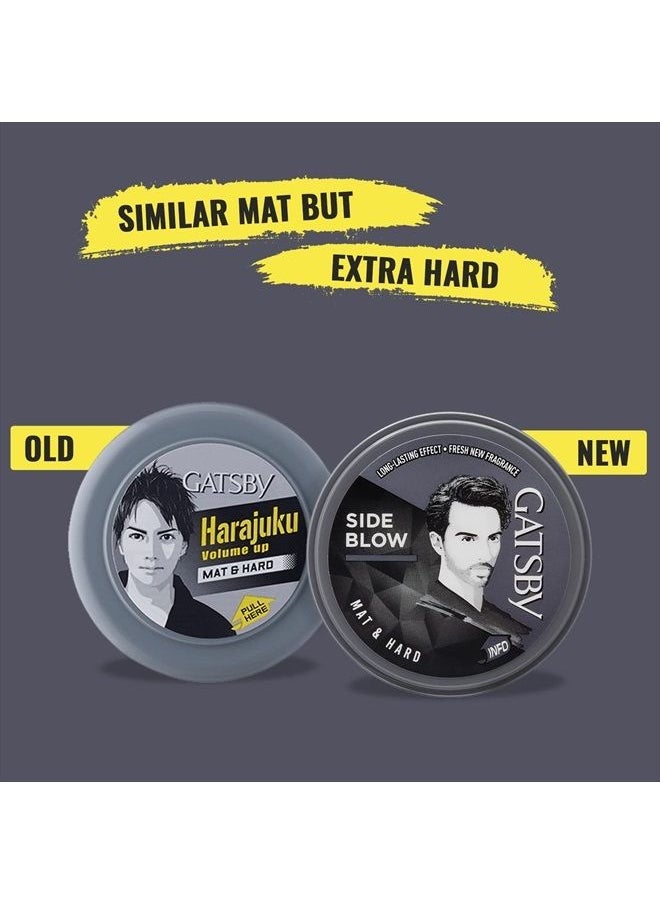 GATSBY Gatsby Hair Styling Wax Matt & Hard 75g Grey  - Image 4