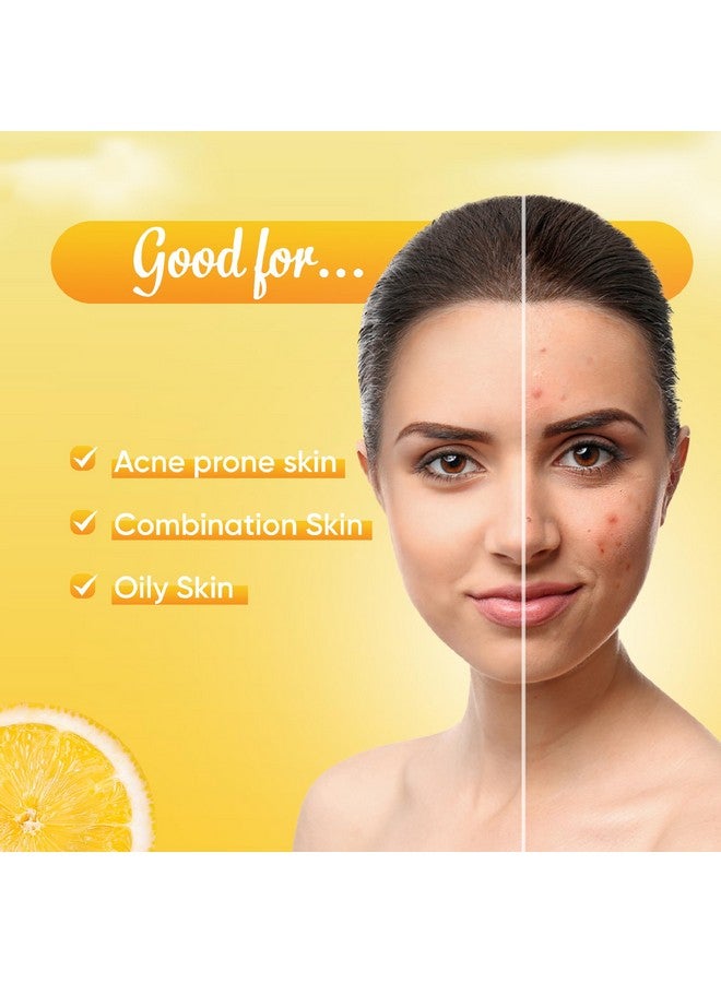 Ozone Acne Check Face Wash | Enriched With Aloe Vera, Lemon & Turmeric | For Oily Skin, Pimples, Acne Prone, Flawless & Glowing Skin | For Men & Women | 100Gm  - Image 2