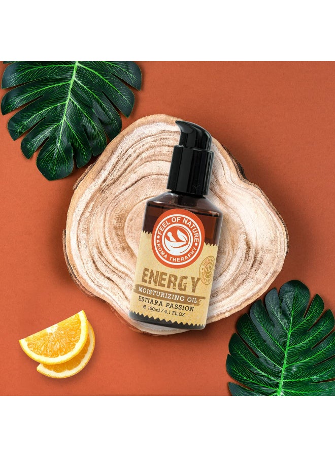 Estiara Passion Aroma Therapy Energy Moisturizing Oil 165ml For Unisex - Image 2