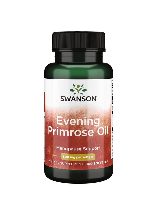 SWANSON Swanson Evening Primrose Oil (Omegatru) 500 Milligrams 100 Sgels 