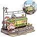 Wowood 3D Wooden Puzzles for AdultsSakura Journey Tram Model Car Kits Building Set for Adults DIY Hobby Craft Kits Creative Gift 223PCS - Image 2