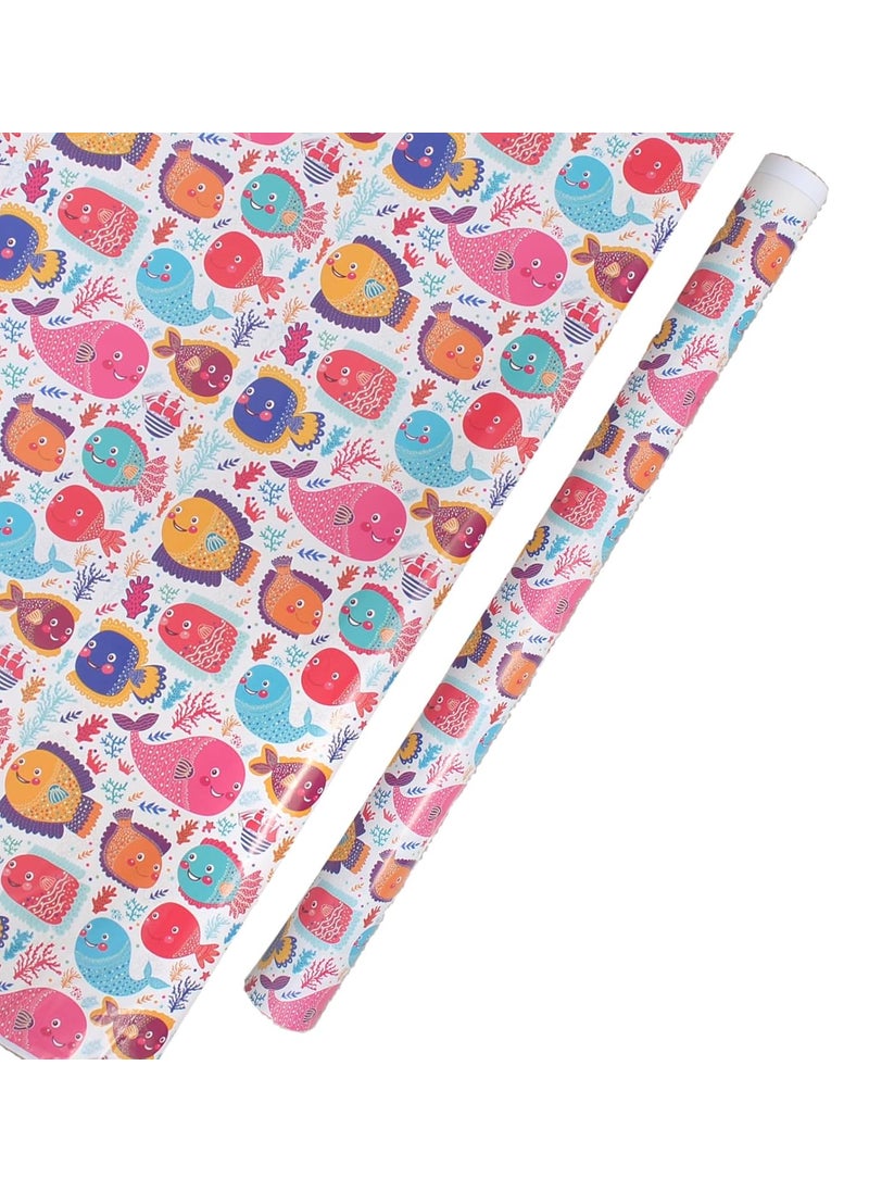 Skywalk Skywalk Colorful Gift Wrapping Paper Sheets Set of 25 (Size-19.5 x 29.5), Perfect for Wrapping kids Gifts SWGP-82 