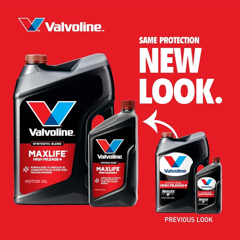 Valvoline High Mileage 150K 10W-30 Motor Oil with MaxLife Plus Technology - 5 Quart - Image 3