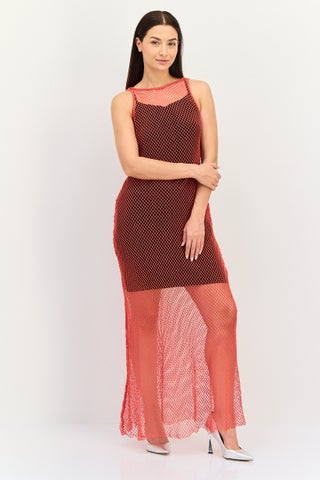 maroon mesh dress Misty Mesh Mini Dress