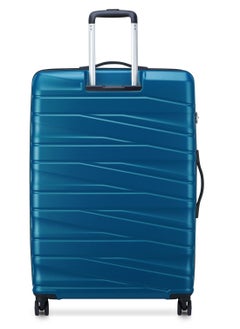 DELSEY Paris Tiphanie 82cm Hardcase 4 Double Wheel Expandable Check-In Luggage Trolley Case Steel Blue - 00389283122ME  - Image 4