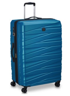 DELSEY Paris Tiphanie 82cm Hardcase 4 Double Wheel Expandable Check-In Luggage Trolley Case Steel Blue - 00389283122ME  - Image 2