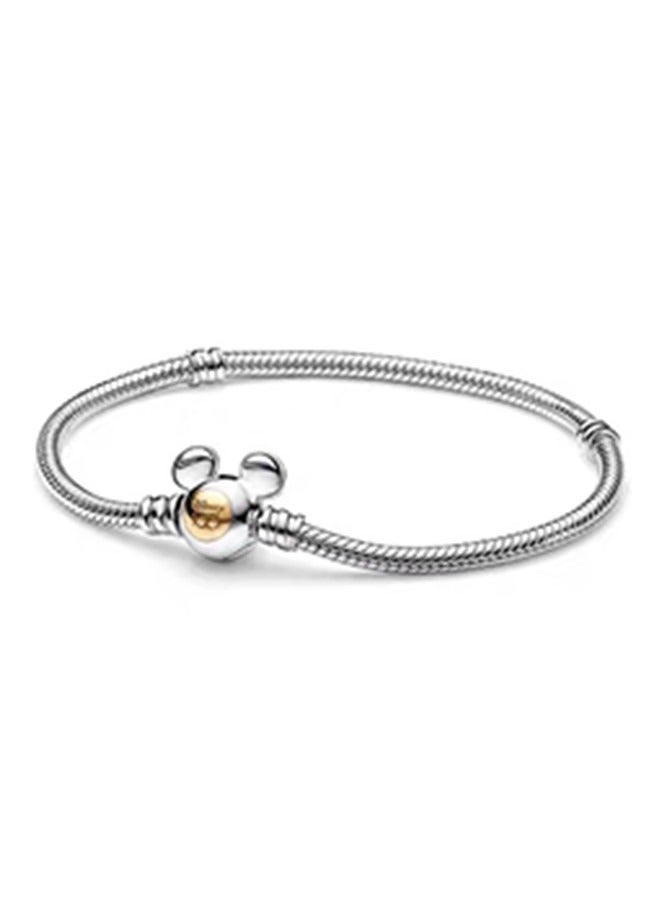 Chomel Women's Classic 925 Silver Bracelet Snake Bone Chain - Image 2