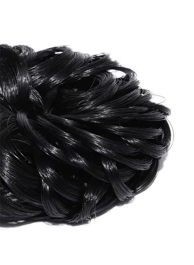 CHANDERKASH Pack of 2; Brown Synthetic Juda Band Bun Hair Accessory Set|Puff Juda Bun Shaper |Messy Bun Scrunchie - Image 4