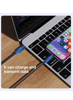 Necomi USB Charging Adapter Cable Kit,USB Charging Cable Storage Box Conversion Set USB A & Type-C to Male Micro/Type-C/Lightning, Data Transfer, Card Storage, Tray Eject Pin  - Image 3