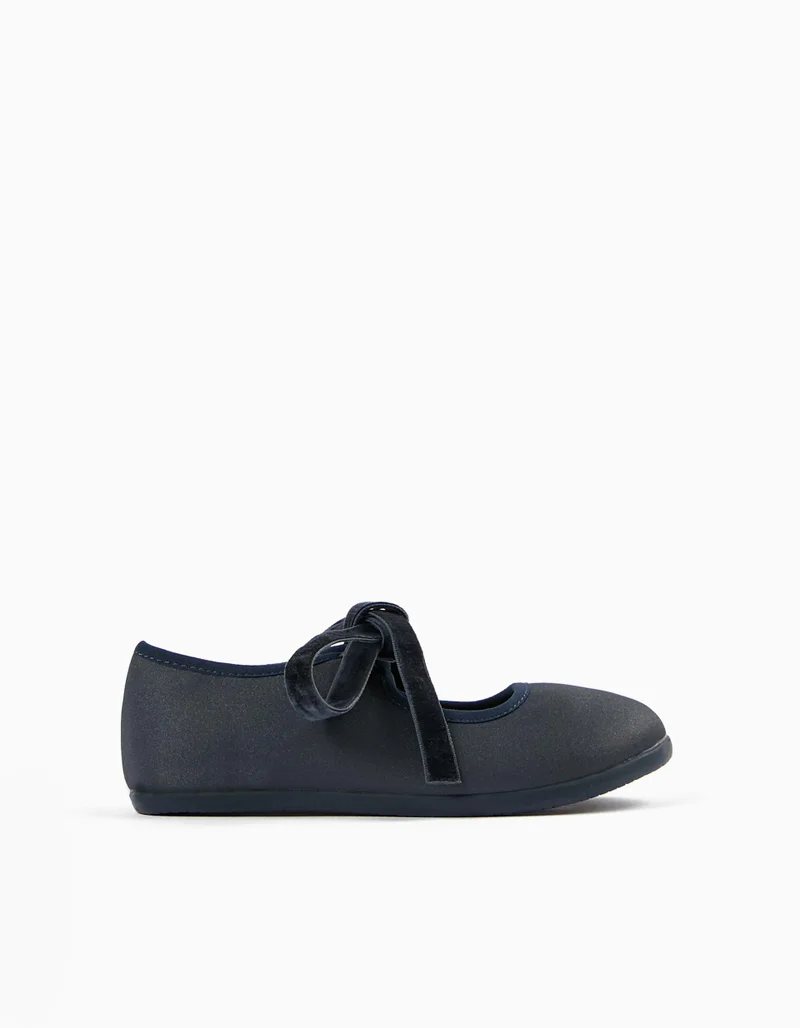 Zippy Fabric Slippers for Boys 'Mickey', Grey/Blue