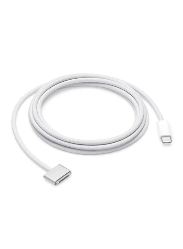 Ntech كابل شحن NTECH USB C إلى MagSafe 3 من Apple، سلك شحن متوافق مع MacBook Air (M2، 2022) وMacBook Pro (14 بوصة، M2، 2023)، وPro (16 بوصة، M2، 2023)، وPro (14 بوصة، 2021) بطول 6.6 قدم/2 متر - Image 1