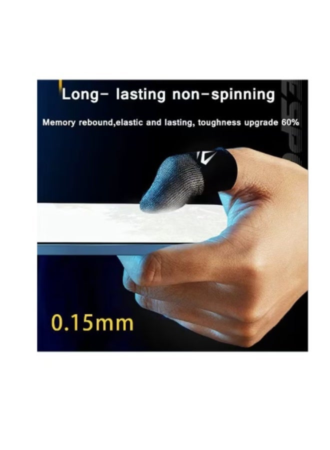 Hirospace 2 Pair Mobile Game Touch Screen Finger Sleeve Super Highly Sensitive Feelers Smooth Operation Sweat Absorbing Odorless Breathable Seamless Finger Sleeve For Pubg And Much Other Games Play - Image 4
