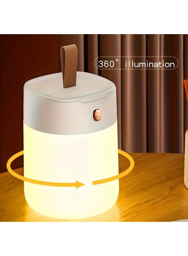 Rechargeable Portable Camping Lantern Bedside Lamp With Infinite Dimming For Bedroom Living Room Outdoor Camping Work Maintenance Emergency Use 1pc - Image 5