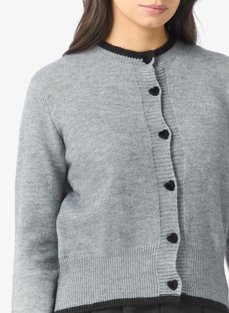 ELLA Button Down Cardigan - Image 3