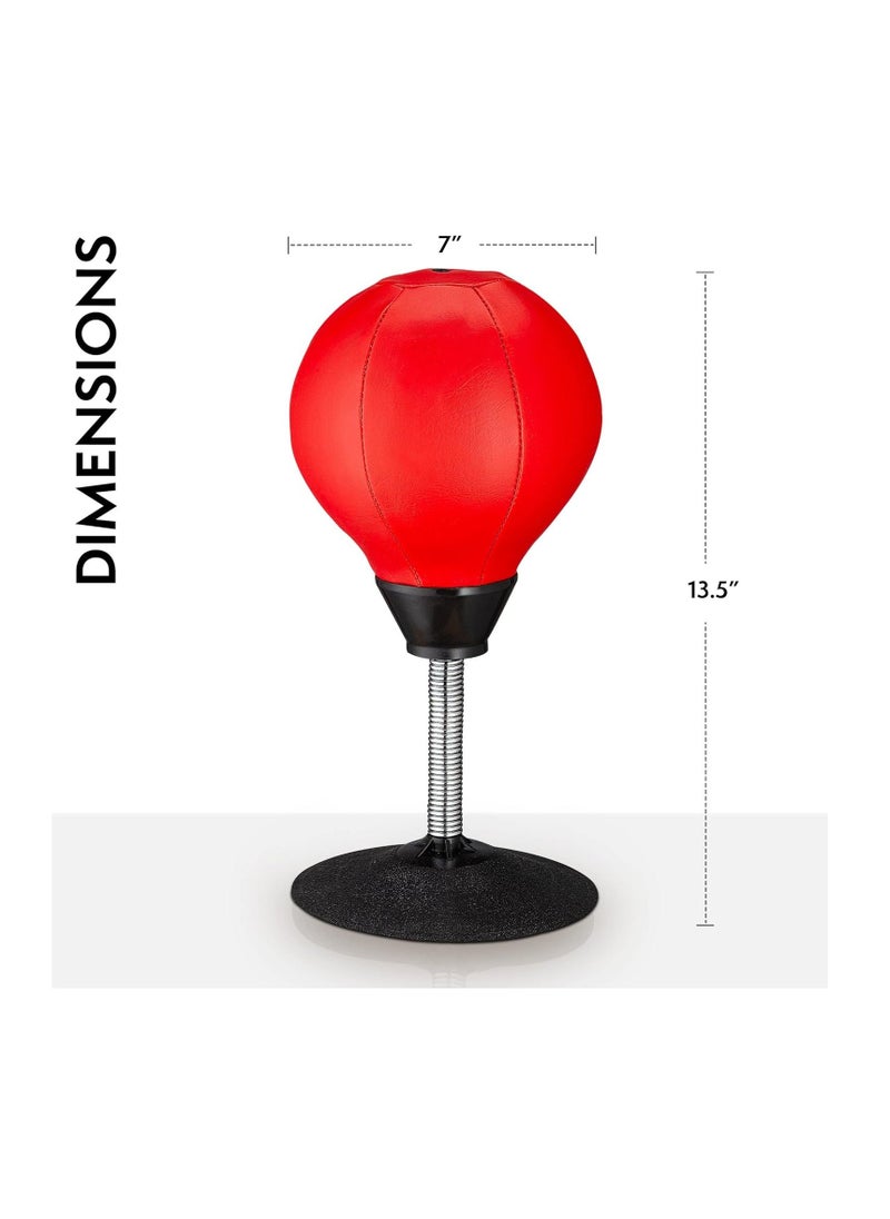 Generic Desktop Punching Bag - Suctions to Your Desk, Heavy Duty Stress Relief Boxing Bag, Ideal White Elephant Gift for Boss or Coworker - Image 4