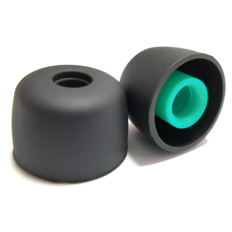 Luckvan Soft Silicone Ear Tips for Sony WF-1000XM5 Earbuds Replacement Tips for Sony WF-1000XM4 WF-1000XM3, 4 Pairs Black - Image 3