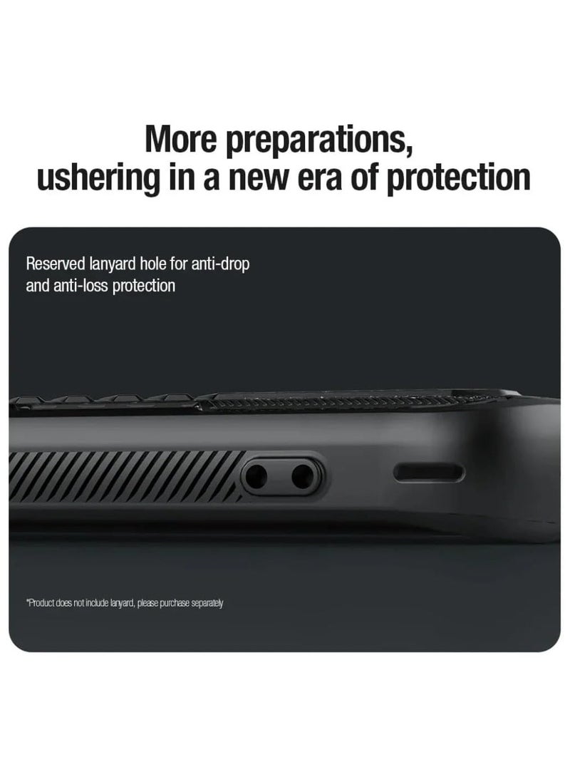 general Case Compatible with OPPO Find X7 Ultra, Transparent Clear Case Camera Lens Privacy Protection Folding Stand, Shockproof Protective Cover for OPPO Find X7 Ultra - Image 5