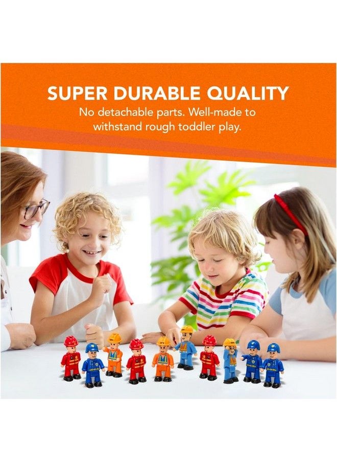 10Set Toy People Figures Community Helpers Firefighters Police Officers Construction Workers Play Action Little Figurines Playset Dollhouse Pretend Family Fireman For Toddlers Kids Boys Girls - pzsku/ZCDA0E0CE586C8FBD27C8Z/45/_/1688624356/b0e05993-da73-4a2d-9c64-ea6246555ba4