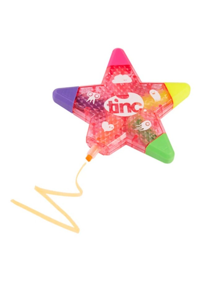 Tinc Multicolor Star Shaped Highlighters Set - Image 3