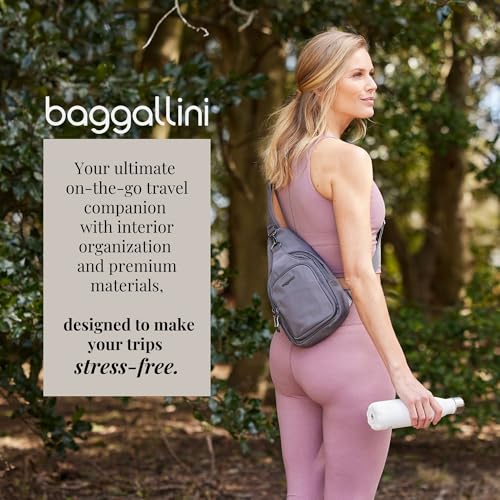 Baggallini Central Park Sling - Small 12x7 Sling Crossbody Bag for Women with Convertible Adjustable Shoulder Strap - Image 2
