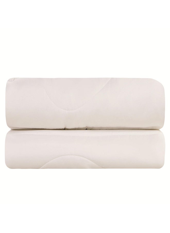 Stargold Duvet Cover Set 8 Pieces Comforter Set with Bed Skirt Quilt Cover Fitted Sheet Pillow Cover Comforter 220X240 cm King Size Mattress  - Image 4