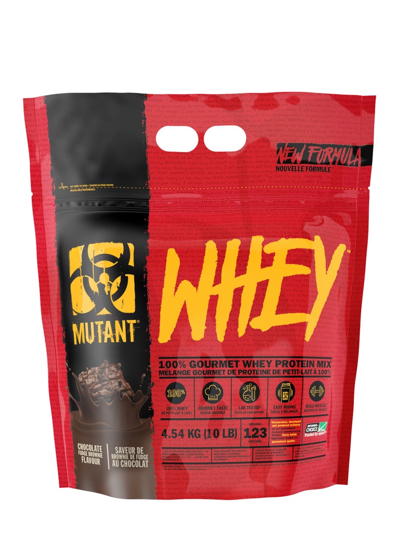 Mutant WHEY - Chocolate Fudge Brownie 4.54kg (10lbs)