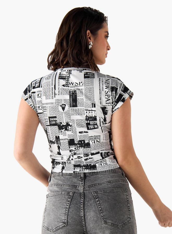 تواكستريمز تيشيرت بأكمام قصيرة وطبعات من تو إكستريمز - Image 3