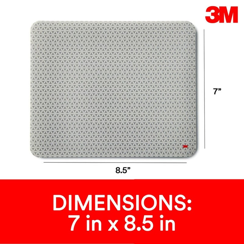 3M Precise Mouse Pad with Repositionable Adhesive Back, Enhances the Precision of Optical Mice at Fast Speeds, 8.5" x 7", Bitmap (MP200PS) - Image 2