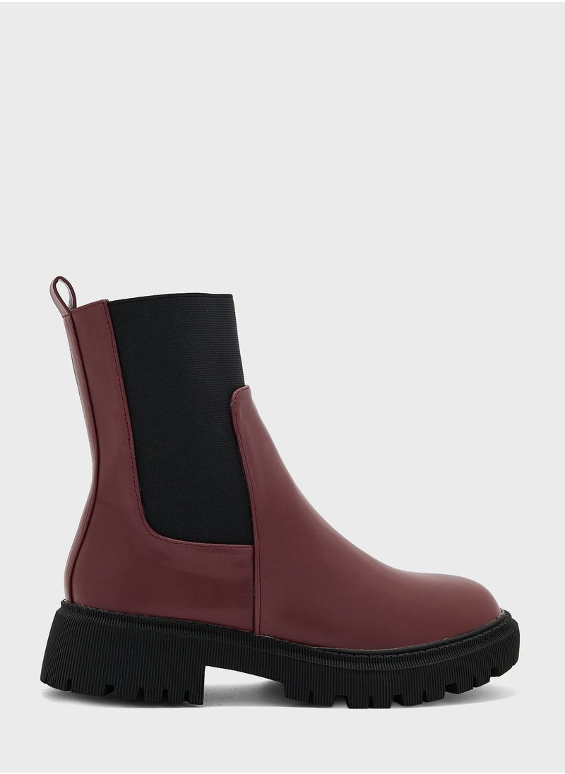 Ginger - Chunky-Sole Chelsea Boots - Image 1