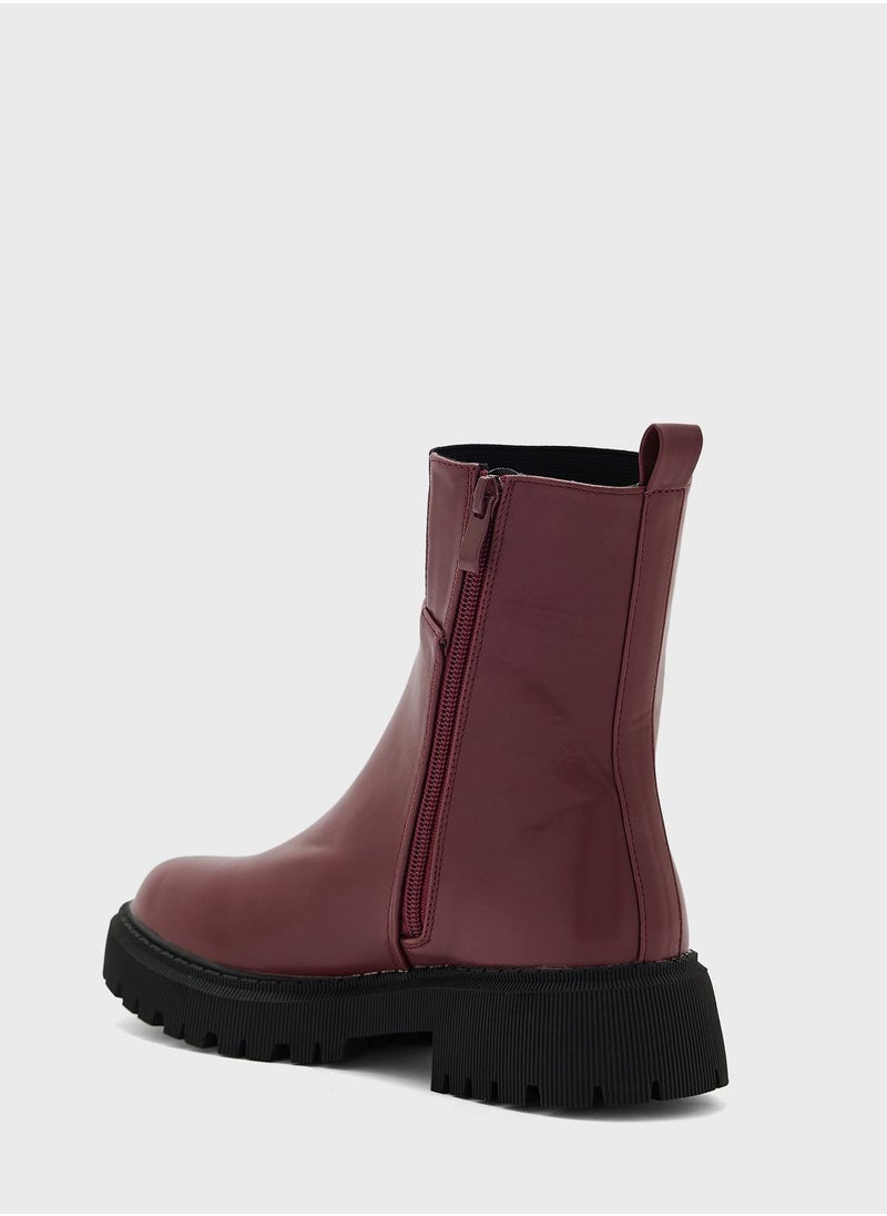 Ginger - Chunky-Sole Chelsea Boots - Image 1