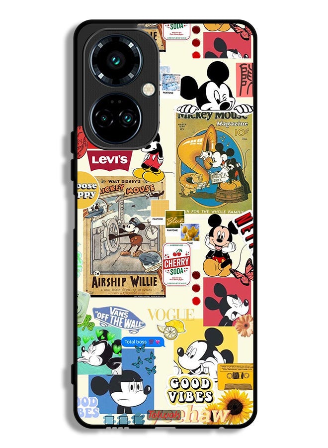 Tolwak Tecno Camon 19 Protective Case Cover Chose Happy And Stickers - Image 1