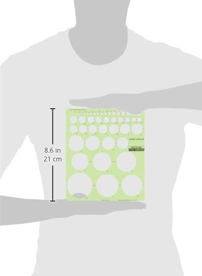 Rapidesign Large Circles Template, 1 Each (R140) - Image 2