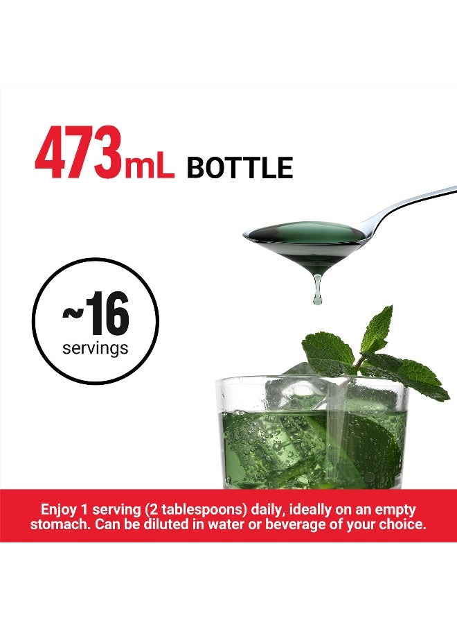 Force Factor - Force Factor, Chlorophyll Liquid, Natural Mint, 136 mg, 16 fl oz (473 ml) (136 mg per 2 Tbsp) - Image 1
