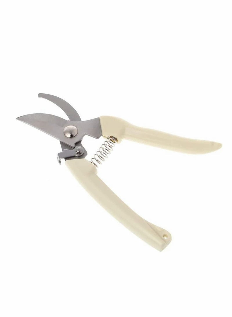 SYOSI Professional Pruning Shears, Trimming Scissors - Curved Tip, Gardening Hand Pruner Pruning Shear with Spring - Image 1